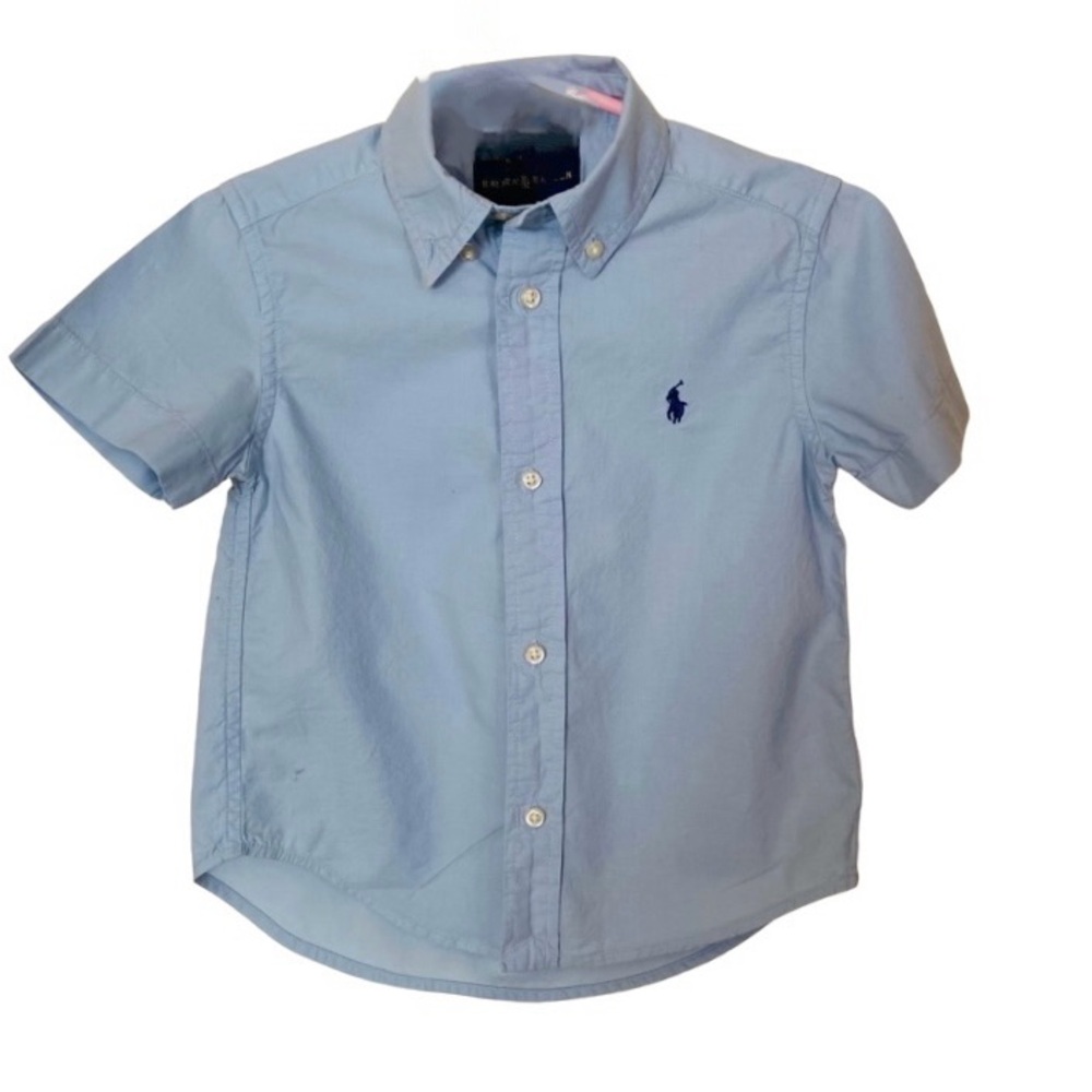 Ralph Lauren Light Blue Kids Button Down Shirt